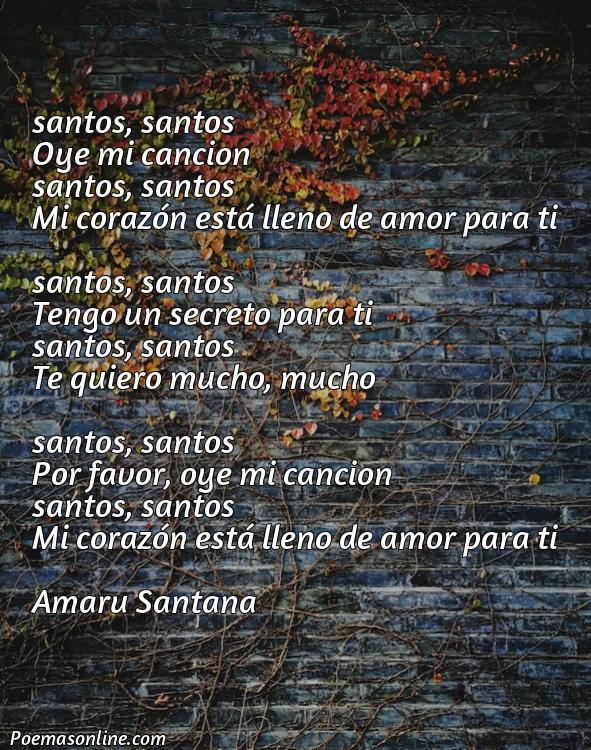 Inspirador Poema para Santos, Poemas para Santos