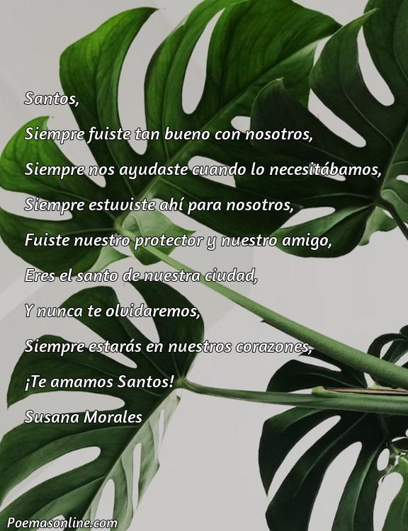 Excelente Poema para Santos, Poemas para Santos