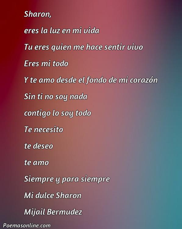 Reflexivo Poema para Sharon, Cinco Poemas para Sharon