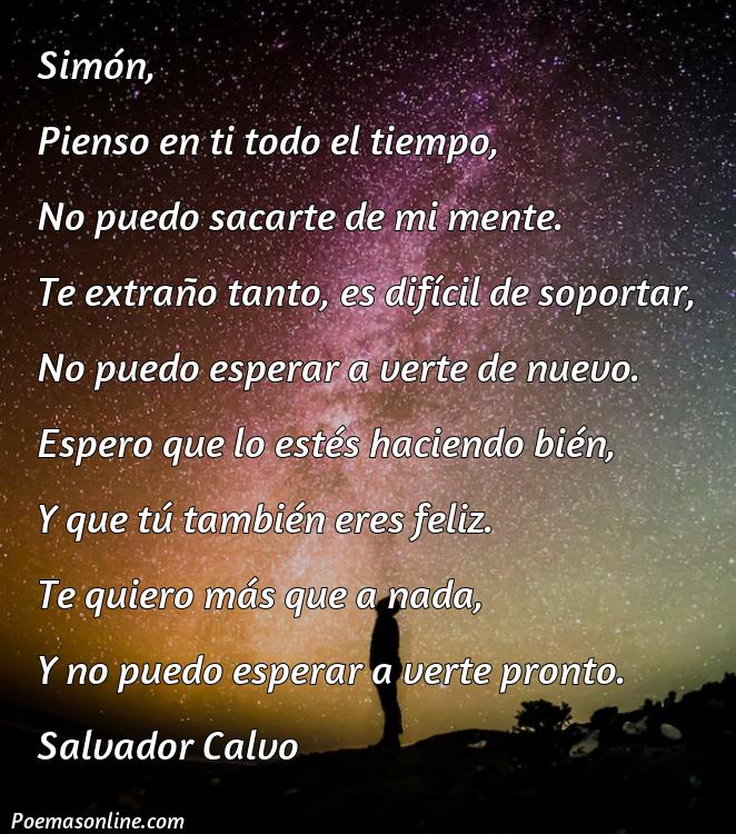 Hermoso Poema para Simón, Cinco Mejores Poemas para Simón