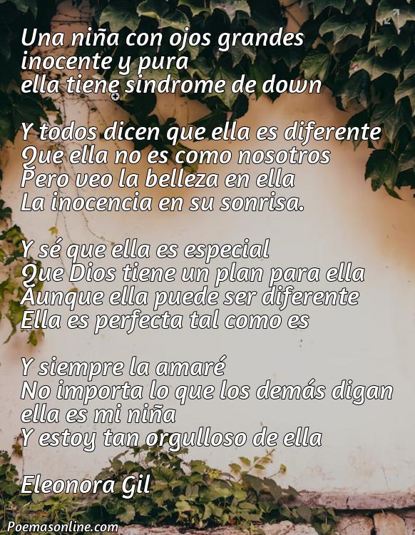 Excelente Poema para Sindrome Down, 5 Poemas para Sindrome Down