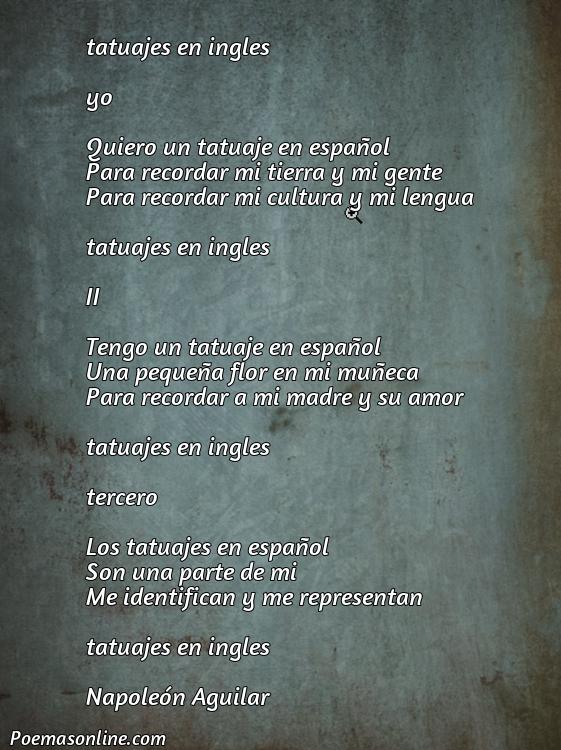 Hermoso Poema para Tatuajes en Español, Poemas para Tatuajes en Español