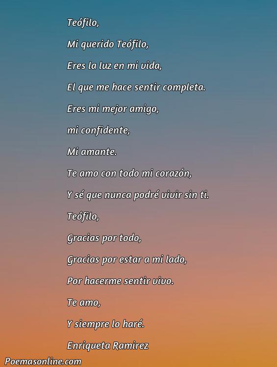 Mejor Poema para Teófilo, 5 Poemas para Teófilo