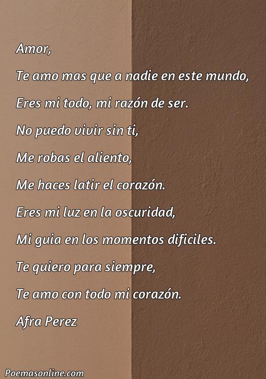 Corto Poema para Ti Amor, Cinco Poemas para Ti Amor