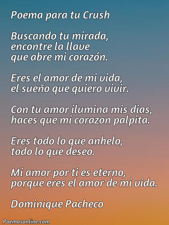 Hermoso Poema para Tu Crush Cortos, Poemas para Tu Crush Cortos