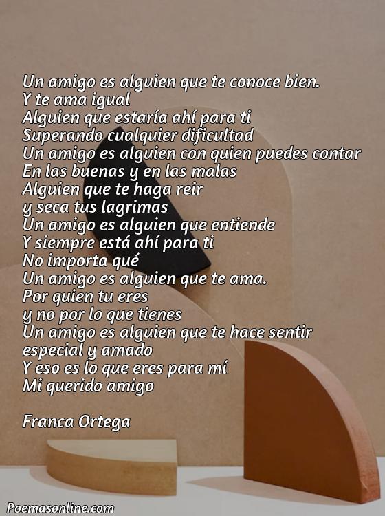 Mejor Poema para un Amigo Cortos, 5 Mejores Poemas para un Amigo Cortos