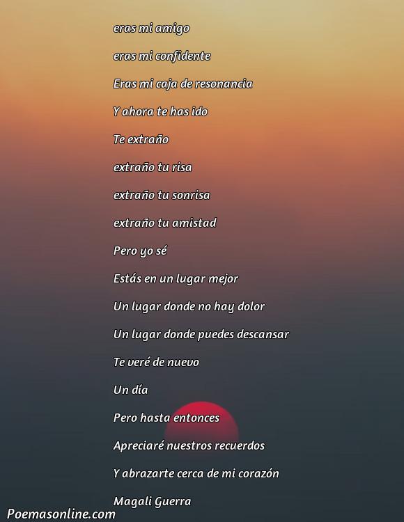 Hermoso Poema para un Amigo que Se Fue, Poemas para un Amigo que Se Fue