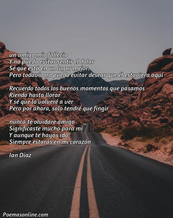 Lindo Poema para un Fallecido Amigo, Poemas para un Fallecido Amigo