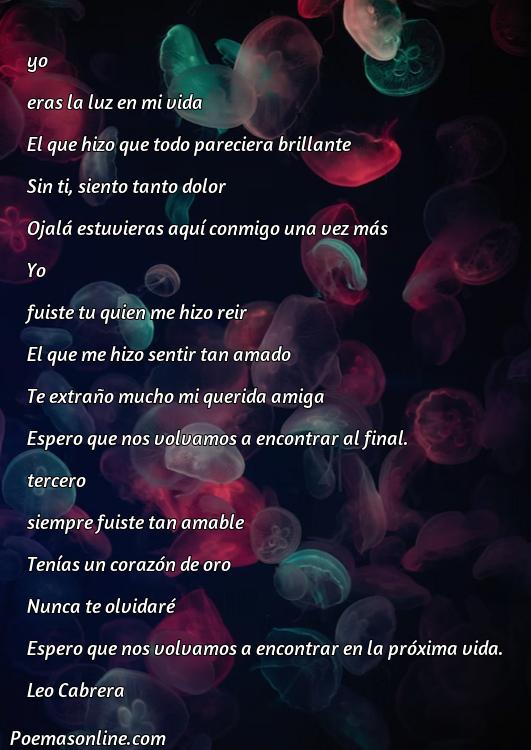 Reflexivo Poema para un Ser Querido que Ha Fallecido, Poemas para un Ser Querido que Ha Fallecido