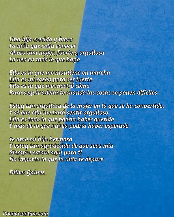 Corto Poema para una Hija Mayor, Poemas para una Hija Mayor