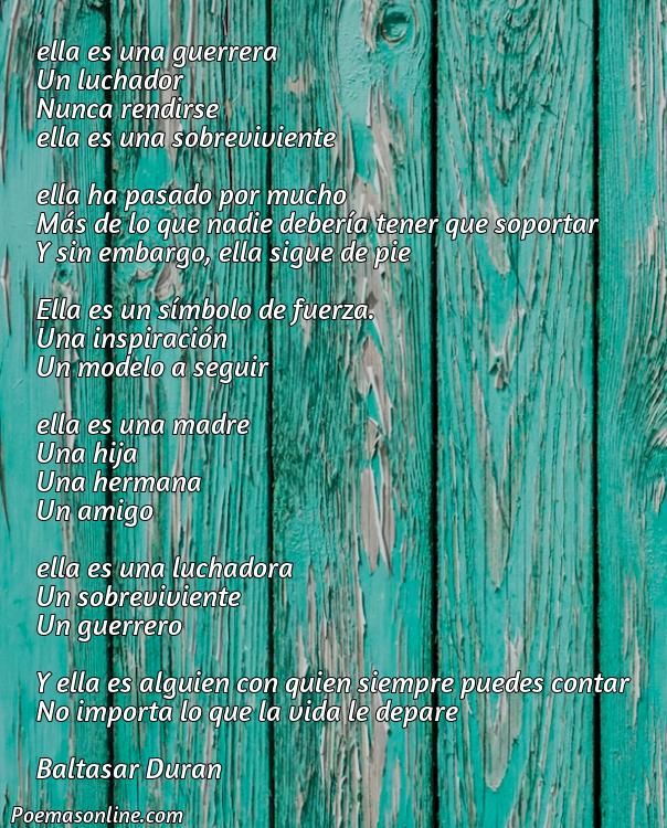 Reflexivo Poema para una Madre Luchadora, Cinco Poemas para una Madre Luchadora