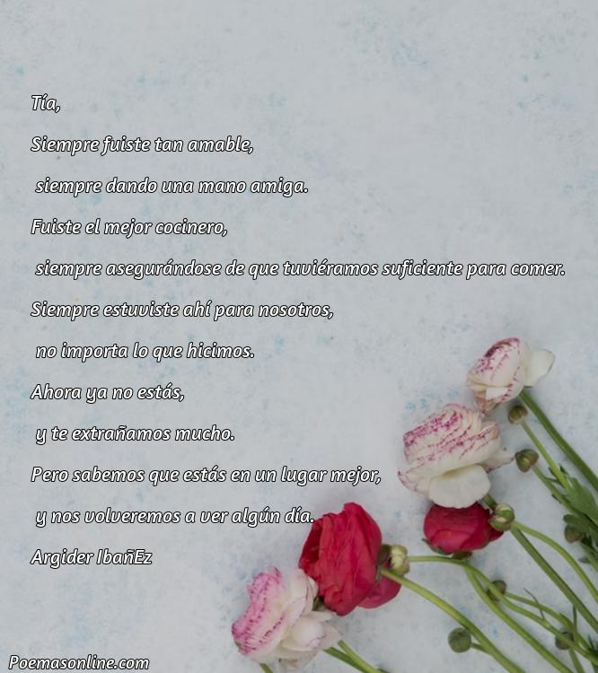 Hermoso Poema para una Tía Fallecida, Poemas para una Tía Fallecida