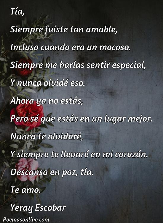 Hermoso Poema para una Tía Fallecida, Cinco Mejores Poemas para una Tía Fallecida