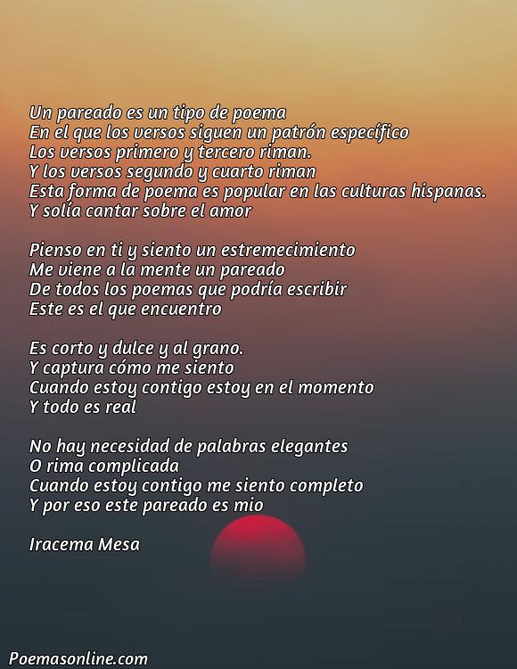 Inspirador Poema Pareado, Cinco Mejores Poemas Pareado