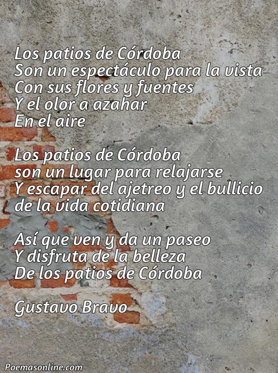 Reflexivo Poema Patios de Córdoba, Poemas Patios de Córdoba