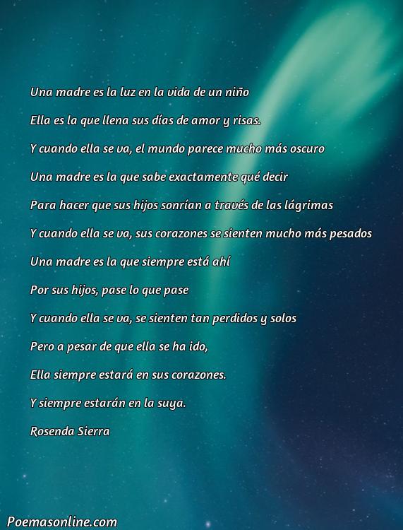 Reflexivo Poema Por la Muerte de una Madre, Poemas Por la Muerte de una Madre