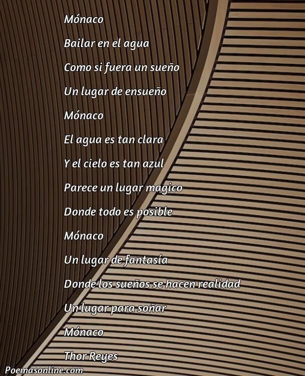 Excelente Poema que Trate sobre Mónaco, Poemas que Trate sobre Mónaco
