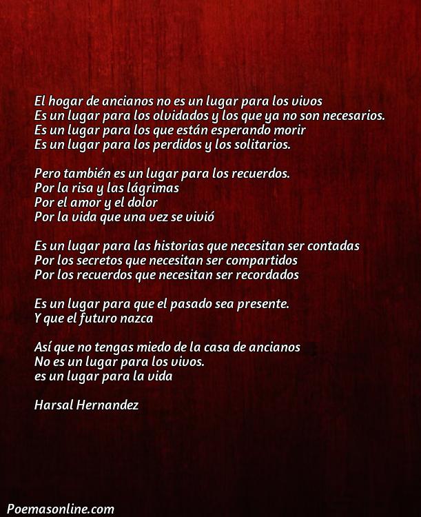 Reflexivo Poema Residencia de Ancianos, Poemas Residencia de Ancianos