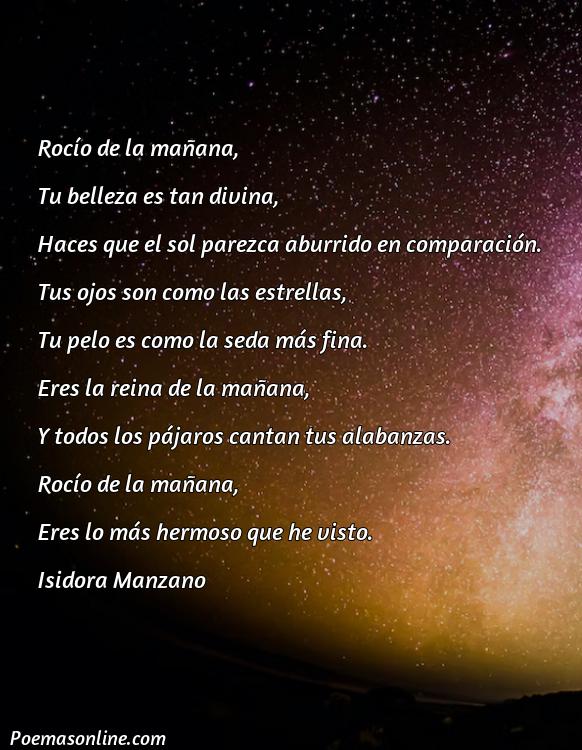 Mejor Poema Rocío de la Mañana, 5 Poemas Rocío de la Mañana