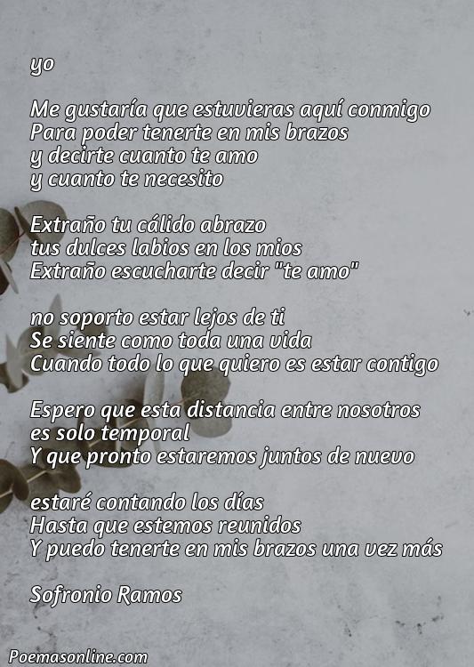 Inspirador Poema Románticos para mi Novia que Esta Lejos, Poemas Románticos para mi Novia que Esta Lejos