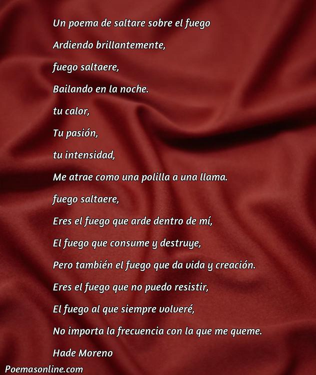 Inspirador Poema Saltaere sobre Fuego, 5 Poemas Saltaere sobre Fuego