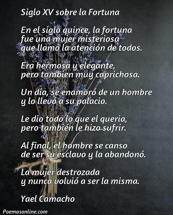 Inspirador Poema Siglo Xv sobre la Fortuna, 5 Poemas Siglo Xv sobre la Fortuna