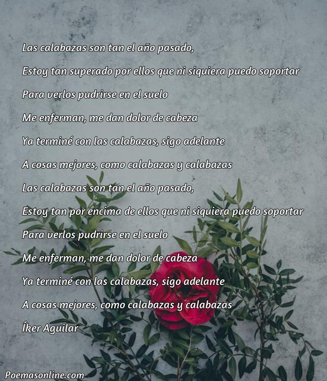 Corto Poema Sobra Calabaza, 5 Mejores Poemas Sobra Calabaza