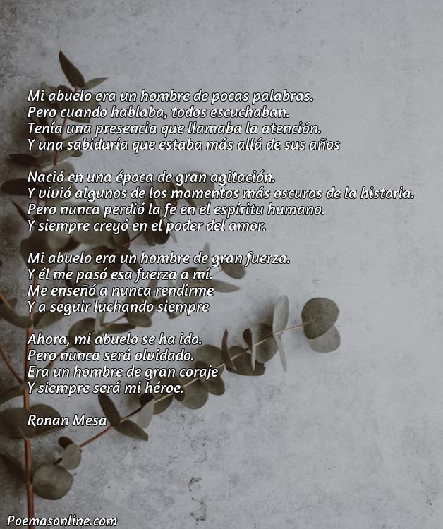 Excelente Poema sobre Abuelo Castellano Bachillerato, Poemas sobre Abuelo Castellano Bachillerato