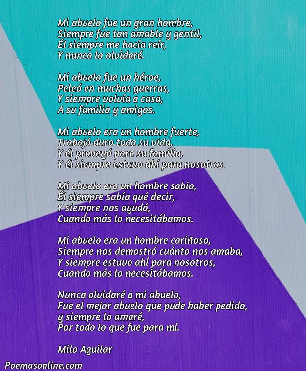Reflexivo Poema sobre Abuelo y Nieto, 5 Poemas sobre Abuelo y Nieto