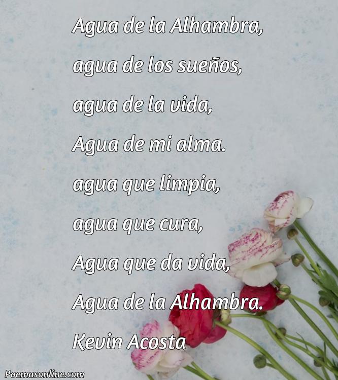 Excelente Poema sobre Agua de la Alhambra, Poemas sobre Agua de la Alhambra
