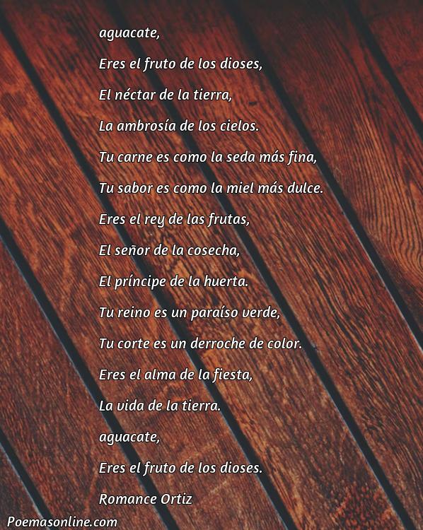 Mejor Poema sobre Aguacate, Cinco Mejores Poemas sobre Aguacate