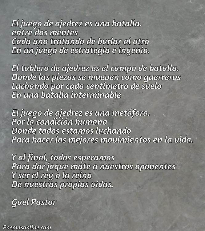 Hermoso Poema sobre Ajedrez, Cinco Mejores Poemas sobre Ajedrez