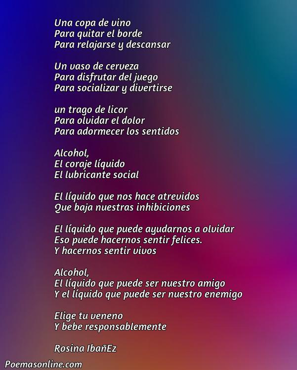 Excelente Poema sobre Alcohol, 5 Poemas sobre Alcohol