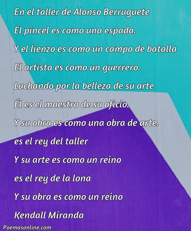 Inspirador Poema sobre Alonso Berruguete, Poemas sobre Alonso Berruguete