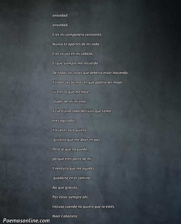 Lindo Poema sobre Ansiedad, Poemas sobre Ansiedad