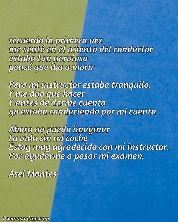 Reflexivo Poema sobre Autoescuela, Poemas sobre Autoescuela