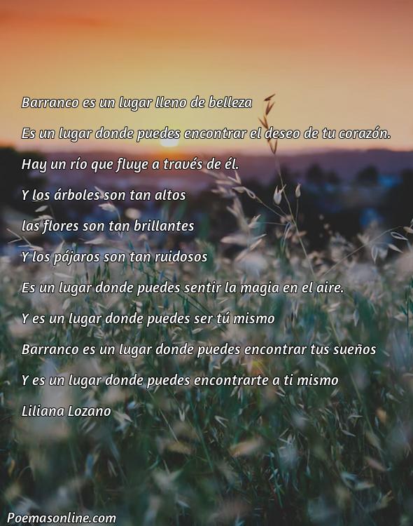 Reflexivo Poema sobre Barranco para Niños, Cinco Mejores Poemas sobre Barranco para Niños