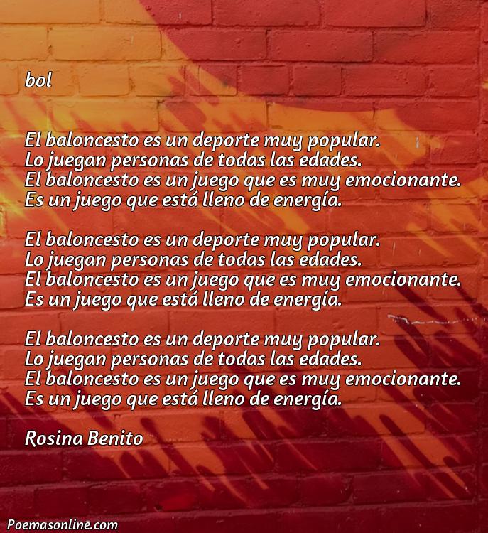 Inspirador Poema sobre Básquet, Poemas sobre Básquet