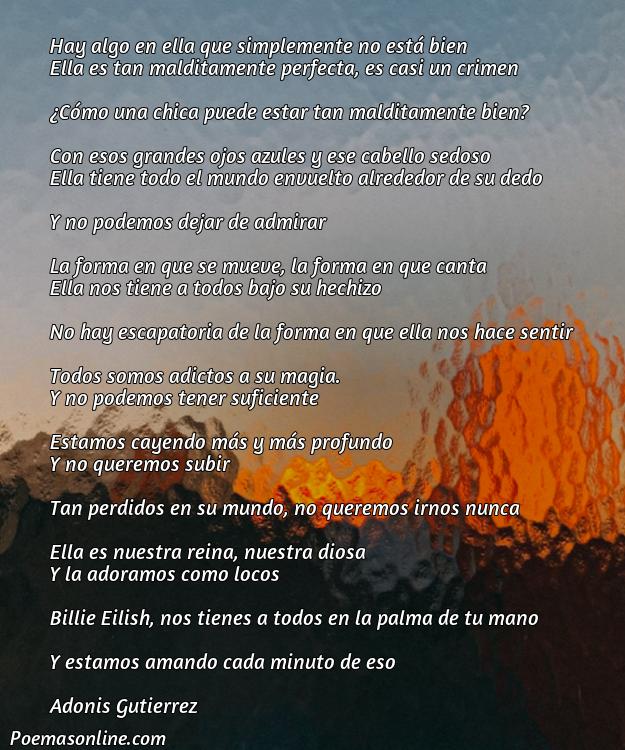 Reflexivo Poema sobre Billie Eilish, Cinco Mejores Poemas sobre Billie Eilish