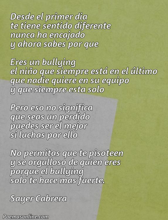 Corto Poema sobre Bullying Catalán, Cinco Poemas sobre Bullying Catalán