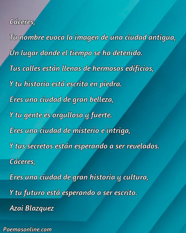 5 Poemas sobre Cáceres