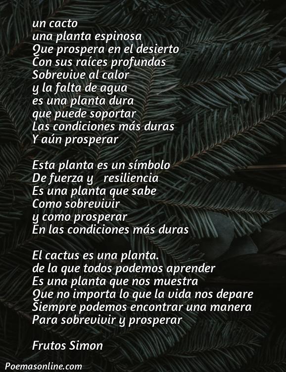 Reflexivo Poema sobre Cactus, Cinco Mejores Poemas sobre Cactus