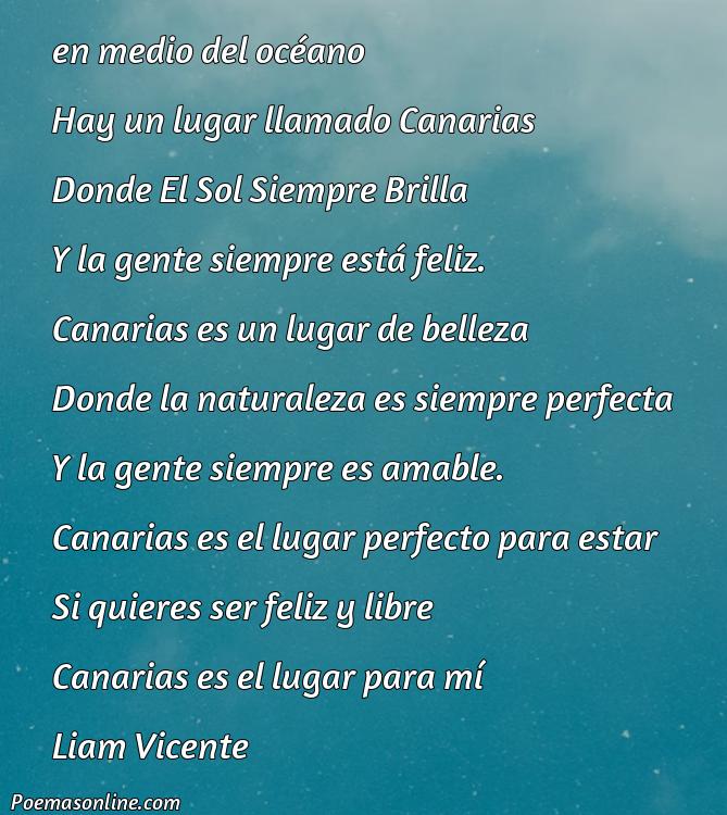 Inspirador Poema sobre Canarias Tomas Morales, Cinco Poemas sobre Canarias Tomas Morales