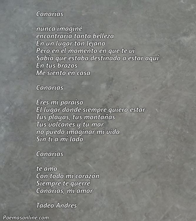 Mejor Poema sobre Canarias Tomas Morales, 5 Mejores Poemas sobre Canarias Tomas Morales
