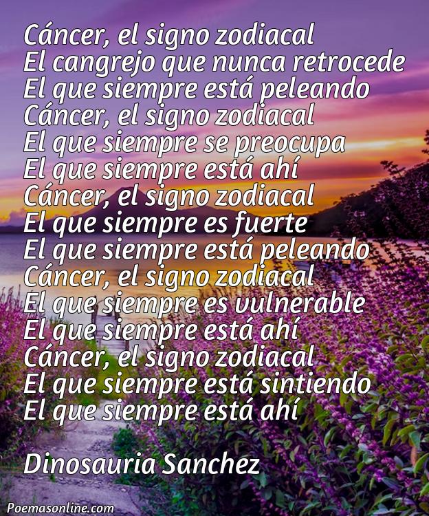 Inspirador Poema sobre Cáncer Zodiaco, Poemas sobre Cáncer Zodiaco