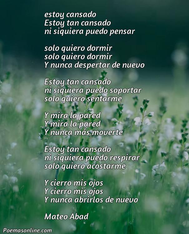Excelente Poema sobre Cansancio, 5 Mejores Poemas sobre Cansancio