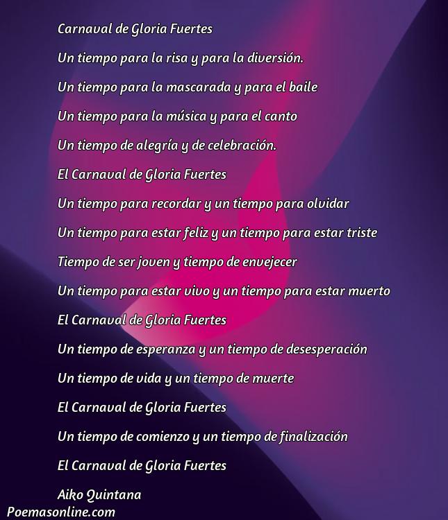 Inspirador Poema sobre Carnaval de Gloria Fuertes, Poemas sobre Carnaval de Gloria Fuertes