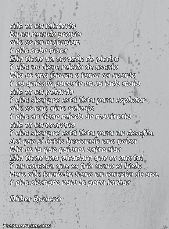 Corto Poema sobre Chica Escorpio, Poemas sobre Chica Escorpio