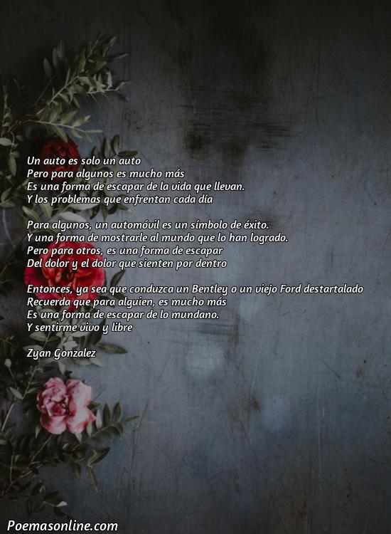 Hermoso Poema sobre Coche, Cinco Mejores Poemas sobre Coche