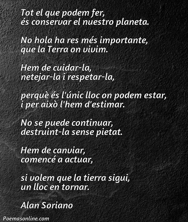 Corto Poema sobre Conservemos Planeta 15 Versos en Catalán, Poemas sobre Conservemos Planeta 15 Versos en Catalán
